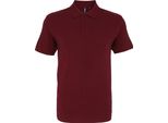Polo Asquith & Fox Uomo, Manica Corta RW3471 (3XL) (Borgogna)