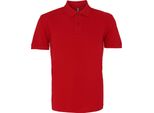 Polo Asquith & Fox Da Uomo, Manica Corta RW3471 (Xl) (Rosso Cardinale)