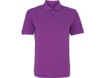 Polo Asquith & Fox Da Uomo, Manica Corta RW3471 (3XL) (Orchidea)