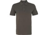 Polo Asquith & Fox Uomo, Manica Corta RW3471 (L) (Grigio Ardesia)