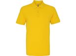 Polo Asquith & Fox Uomo, Manica Corta RW3471 (L) (Giallo Girasole)