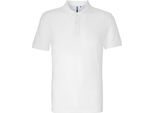 Polo Asquith & Fox Uomo, Manica Corta RW3471 (L) (Bianco)