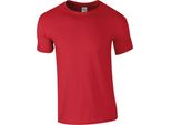 Maglietta Gildan Soft-Style Uomo, Manica Corta RW3659 (Xl) (Rosso)
