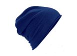 Beechfield Unisex Jersey Beanie / Cappello Lavorato A Maglia RW4077 (Taglia Unica) (Blu Navy)