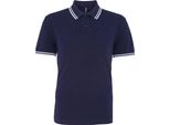 Polo Asquith & Fox Da Uomo, Manica Corta RW4809 (2XL) (Blu Navy/Bianco)