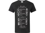 Fantastic Beasts And Where To Find Them Herren T-Shirt Special Feed Codes NS4359 (L) (Schwarz)