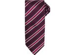 Cravatta Premier Da Uomo Con Motivo Waffle (2 Pezzi/Confezione) RW6950 (Taglia Unica) (Borgogna / Viola)