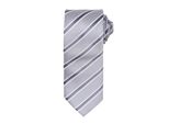Cravatta Premier Da Uomo Con Motivo Waffle (2 Pezzi/Confezione) RW6950 (Taglia Unica) (Argento/Grigio Scuro)