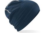 Beechfield Berretto In Cotone Da Uomo Hemsedal RW5801 (Taglia Unica) (Navy/Bianco)