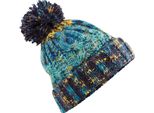 Cappello A Cavatappi Unisex Beechfield Con Pompon RW5192 (Taglia Unica) (Navy Splash)