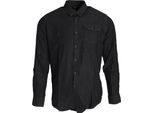 Camicia Premier Da Uomo In Denim Con Cuciture A Manica Lunga RW5593 (3XL) (Denim Nero)