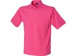 Polo Henbury Da Uomo, Manica Corta RW625 (3XL) (Fucsia)