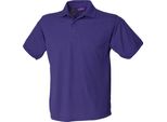 Polo Henbury Uomo, Manica Corta RW625 (3XL) (Viola)
