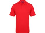 Polo Henbury Uomo Coolplus Pique RW635 (Xl) (Rosso)