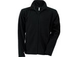Giacca In Pile Anti-Pilling Da Uomo Kariban Con Zip A Tutta Lunghezza RW737 (3XL) (Nero)