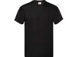 Screen Stars Fruit Of The Loom T-Shirt Originale Da Uomo, Manica Corta PC124 (4XL) (Nero)