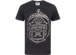 Maglietta Ufficiale Hotel Transylvania Con Logo Fosforescente Da Uomo NS5039 (S) (Nero)