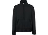 Fruit Of The Loom Damen Lady-Fit Felpa-Jacke BC1371 (L) (Schwarz)