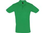 Sols Uomo Polo Perfect Pique, Manica Corta PC283 (M) (Verde Kelly)