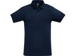 Sols Uomo Polo Perfect Pique, Manica Corta PC283 (2XL) (Blu Navy)