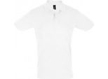 Sols Uomo Polo Perfect Pique, Manica Corta PC283 (L) (Bianco)