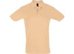 Sols Uomo Polo Perfect Pique, Manica Corta PC283 (L) (Sabbia)