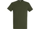 T-Shirt Sols Imperial Da Uomo, Manica Corta PC290 (L) (Army)