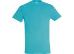 T-Shirt Sols Imperial Da Uomo, Manica Corta PC290 (L) (Blu Atollo)