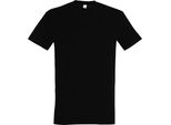 T-Shirt Sols Imperial Da Uomo, Manica Corta PC290 (Xs) (Nero)