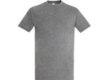 T-Shirt Sols Imperial Da Uomo, Manica Corta PC290 (5XL) (Grigio Screziato)