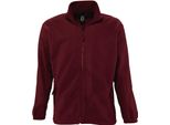 Sols Herren Outdoor Fleece Jacke North PC343 (3XL) (Burgunder)