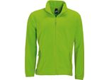 Sols Herren Outdoor Fleece Jacke North PC343 (3XL) (Limette)