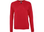 Sols Uomo Maglione Galaxy / Pullover Con Scollo A V PC400 (Grande) (Rosso)