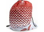 Borsa Da Ginnastica Del Liverpool Fc Con Disegno Del Calcio BS517 (Taglia Unica) (Rosso/Bianco)