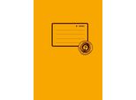 10X Herma 5504 Protezioni Per Libretti A5 In Carta Arancione