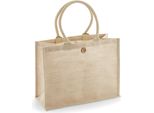 Westford Mill Juco Borsa Shopper BC3858 (Taglia Unica) (Naturale)