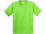 Maglietta Gildan Bambino Girocollo, Manica Corta BC482 (L) (Verde Lime)