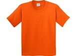 Maglietta Gildan Bambino Girocollo, Manica Corta BC482 (L) (Arancione)