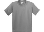 Maglietta Gildan Bambino Girocollo, Manica Corta BC482 (Xs) (Grigio Sport)