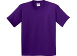 Maglietta Gildan Per Bambini A Girocollo, Manica Corta BC482 (M) (Viola)