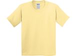 Maglietta Gildan Bambino Girocollo, Manica Corta BC482 (Xl) (Giallo Chiaro)
