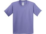 Maglietta Gildan Per Bambini A Girocollo, Manica Corta BC482 (Xl) (Viola)