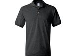 Polo Gildan Dryblend Da Uomo, Manica Corta BC496 (M) (Grigio Scuro Screziato)