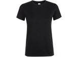 Sols T-Shirt Donna A Maniche Corte Regent PC2792 (2XL) (Nero)
