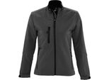 Sols Giacca Softshell Roxy Da Donna, Traspirante, Antivento, Idrorepellente PC348 (Xl) (Grafite)