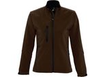 Sols Giacca Softshell Roxy Da Donna, Traspirante, Antivento, Idrorepellente PC348 (Xl) (Marrone Scuro)