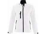 Sols Giacca Softshell Roxy Da Donna, Traspirante, Antivento E Idrorepellente PC348 (Xl) (Bianco)