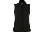 Sols Donna Rally Softshell Bodywarmer / Softshell Waistcoat PC350 (Medium) (Nero)