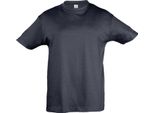 Sols Kids T-Shirt Regent, Manica Corta PC357 (8 Anni (128)) (Blu Navy)