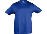 Sols Kids Maglietta Regent, Manica Corta PC357 (8 Anni (128)) (Blu Reale)